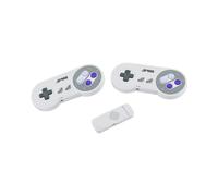 Manette de jeu rechargeable pour SNES Classic Edition, manette sans fil ergonomique et confortable avec longue portée, branchez et