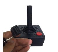 Manette De Jeu Rétro Classique Améliorée De 1.5m Pour Atari 2600, Contrôleur À Bascule Avec Levier À 4 Voies Et Bouton À Action Unique