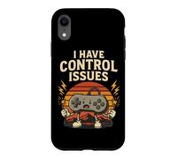 Manette de Jeu rétro de Dessin animé Sarcastique Gamer Humour Coque pour iPhone XR