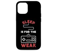 Manette de Jeu Retro Gaming - Sleep is for The Weak pour Gamer Funny Coque pour iPhone 12/12 Pro