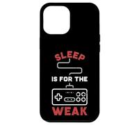 Manette de Jeu Retro Gaming - Sleep is for The Weak pour Gamer Funny Coque pour iPhone 12 Pro Max