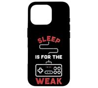 Manette de Jeu Retro Gaming - Sleep is for The Weak pour Gamer Funny Coque pour iPhone 16 Pro