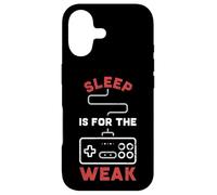 Manette de Jeu Retro Gaming - Sleep is for The Weak pour Gamer Funny Coque pour iPhone 17