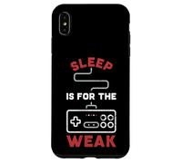 Manette de Jeu Retro Gaming - Sleep is for The Weak pour Gamer Funny Coque pour iPhone XS Max