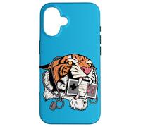 Manette de Jeu rétro Tiger Classic Arcade Pixel Coque pour iPhone 16