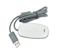 Manette De Jeu Sans Fil Avec Adaptateur Usb Et Récepteur, Pour Xbox 360, Avec Cd, Prend En Charge Le Système Win7/8/10, Pour Console Microsoft Xbox360