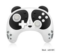 Manette De Jeu Sans Fil Avec Bluetooth, Compatible Avec Nintendo Switch, Compatible Avec Windows Et Pc, Contrôleur À Distance De Réveil Panda Pro