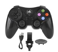 Manette de jeu sans fil avec retour de vibration pour PC Windows XP/7/8/10/11, PS3, Steam et Android. Modes multiples et mode d'économie d'énergie