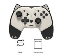 Manette De Jeu Sans Fil Bluetooth Pour Nintendo Switch Pro/Lite, Contrôleur Multifonction, Compatible Avec Les Dessins Animés