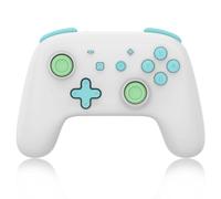 Manette De Jeu Sans Fil Bluetooth Pour Switch Pro, Compatible Avec La Fonction D'axe Gyroscope, Double Moteur, Double Vibration
