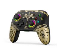 Manette de jeu sans fil Bluetooth, style Tears of the Kingdom Pro, manette de jeu pour NS, PC, Android, V3, appareil de jeu IOS White Green
