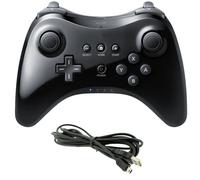 Manette de jeu sans fil Classic Pro pour Nintend wii U Pro, avec câble USB, contrôleur sans fil BLANC
