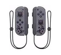 Manette de jeu sans fil compatible avec la manette Joy-Con de la Nintendo Switch (modèle Hunter gris, avec sangle Joy-Pad)