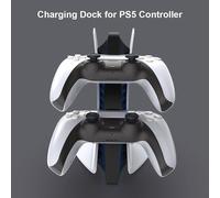Manette De Jeu Sans Fil, Double Station De Charge/Station D'accueil/Support, Accessoire D'alimentation Pour Ps5