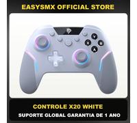Manette de jeu sans fil EasySMX X20, contrôleur amélioré compatible avec PC/NS/TV/téléphone/ordinateur portable, micro-triggers Hall, joystick, effet RGB X20 Carry Case