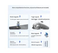Manette de Jeu Sans Fil Forceflex avec Joysticks et Gâchettes Forceswitch pour Direwolf 4 (Compatible NS/PC/Android/IOS/Tablette)