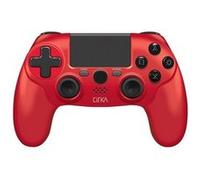 Manette de jeu sans fil - Hyperkin - NuForce - Compatible PS4, PS3, PC, Mac - Bluetooth - Retour de vibration Rouge