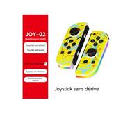 Manette de jeu sans fil JoyCon Controller L / R pour Nintendo Switch，Pikachu jaune Éclair JEU VIDEO CONSOLE RETRO