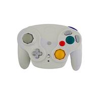 Manette de Jeu Sans Fil pour Console pour GameCube NGC avec Adaptateur Récepteur 2,4 GHz, Joystick Ergonomique Manette C