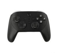 Manette de jeu sans fil pour PC et commutateur avec double effet Hall, capture d'écran en un clic, connectivité, construction ABS, design compact et portable pour les jeux de voyage, noir et blanc