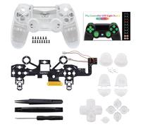 Manette De Jeu Sans Fil Pour Ps4 Pro, Panneau Lumineux Led, Bouton De Bricolage, Joystick Analogique, Réparation De Poignée De Jeu