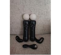 Manette de jeu - Sony - Ps Moove - Paire de 2 - Sans fil - Vibration - Noir