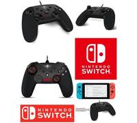 Manette de jeu - SPIRIT OF GAMER - PRO Nintendo Switch Filaire - Noir - Filaire - 360° asymétrique
