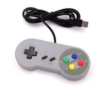 Manette de jeu Super USB rétro classique,Joysticks pour Nintendo SNES,contrôleur USB PC pour contrôleurs MAC,accessoires de jeux