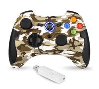 Manette Pc Ps3 Sans Fil Camouflage Jaune