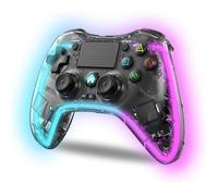 Manette de jeu - SUTEO - NK Mando - Compatibilité PS4/PC/Android - Double vibration - Capteur 6 axes