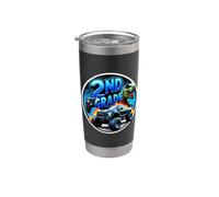 Manette de jeu T-rex pour garçons de 2e année pour la rentrée scolaire Gobelet isotherme en acier inoxydable double paroi