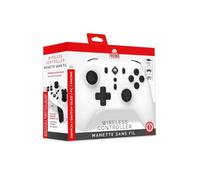 Freaks & Geeks – Manette sans fil – Switch/Android/iOS/PC – Batterie 600mAh (>10h) – Blanche
