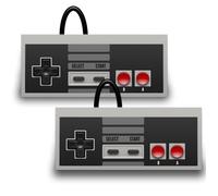 Manette de jeu - Twitfish - Nintendo NES Classic Mini 2016 - Pack de 2 - Filaire - Câble 1.8m