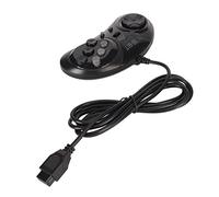 Manette de Jeu USB à 6 Boutons, Manette de Jeu Ergonomique 9 Broches 16 Bits, Mini Manette de Jeu USB Portable pour Machine de Jeu