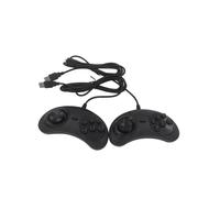 Manette de Jeu USB Gamepad 6 Boutons pour USB Gaming Joystick Holder pour PC Mega Drive Gamepads