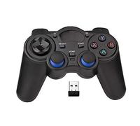 Manette de jeu USB sans fil pour PC/ordinateur portable (Windows XP/7/8/10) et PS3 et Android et Steam - Noir