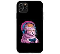 Manette de Jeu vidéo Gamer Femme Homme Rétro Princesse Chat Coque pour iPhone 11 Pro Max