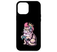 Manette de Jeu vidéo Gamer Femme Homme Rétro Princesse Chat Coque pour iPhone 12 Pro Max