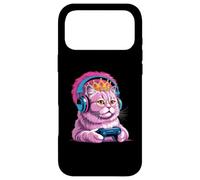 Manette de Jeu vidéo Gamer Femme Homme Rétro Princesse Chat Coque pour iPhone 17 Pro Max