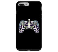 Manette de Jeu vidéo Halloween Gamer Squelette pour Enfants garçons Coque pour iPhone 7 Plus/8 Plus