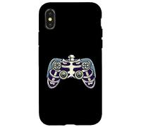 Manette de Jeu vidéo Halloween Gamer Squelette pour Enfants garçons Coque pour iPhone X/XS