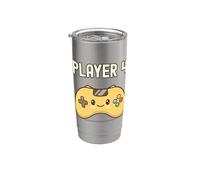 Manette de jeu vidéo Kawaii 4 Adorable équipe assortie Gobelet isotherme en acier inoxydable double paroi