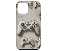 Manette de Jeu vidéo Marron Design Gamer garçons Hommes Gaming Coque pour iPhone 12 Mini
