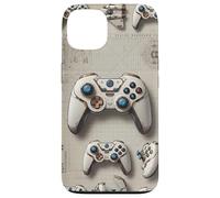 Manette de Jeu vidéo Marron Design Gamer garçons Hommes Gaming Coque pour iPhone 13