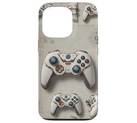 Manette de Jeu vidéo Marron Design Gamer garçons Hommes Gaming Coque pour iPhone 13 Pro
