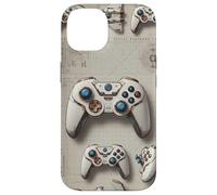 Manette de Jeu vidéo Marron Design Gamer garçons Hommes Gaming Coque pour iPhone 14