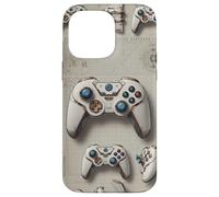 Manette de Jeu vidéo Marron Design Gamer garçons Hommes Gaming Coque pour iPhone 14 Pro Max