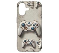 Manette de Jeu vidéo Marron Design Gamer garçons Hommes Gaming Coque pour iPhone 17