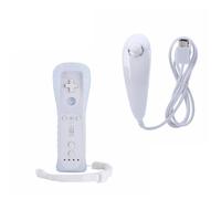 Manette de jeu - Wiimote - Nintendo Wii - Sans fil - Blanc - Nunchuck inclus