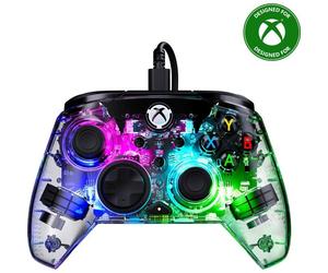 Manette de jeu - Xbox - Afterglow - Filaire - Transparente - Compatible PC
